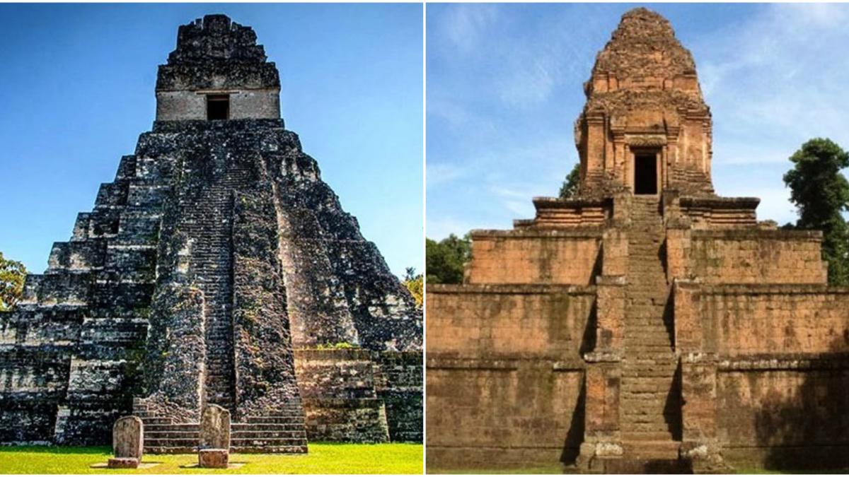 uluitoarele asemanari dintre doua monumente stravechi aflate pe continente diferite in asia si