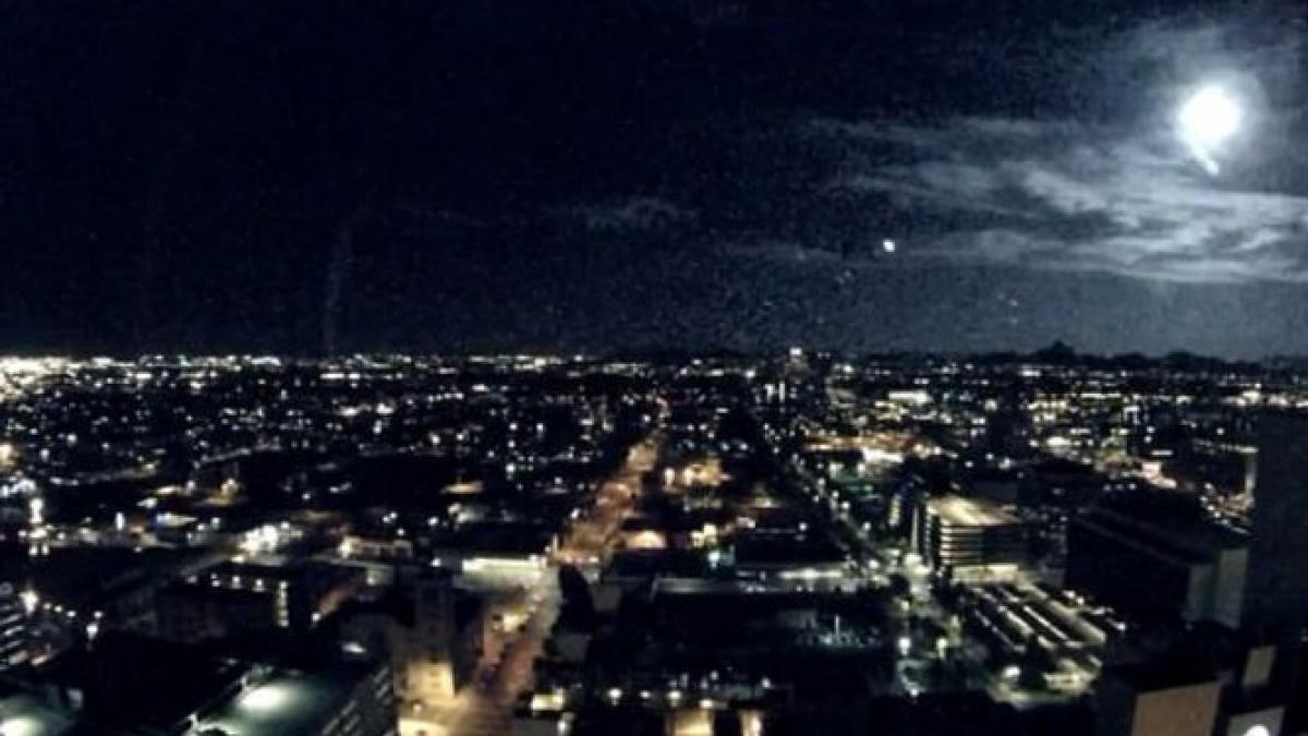 ceva bizar a picat din senin pe terra oamenii s au speriat de moarte galerie foto si video