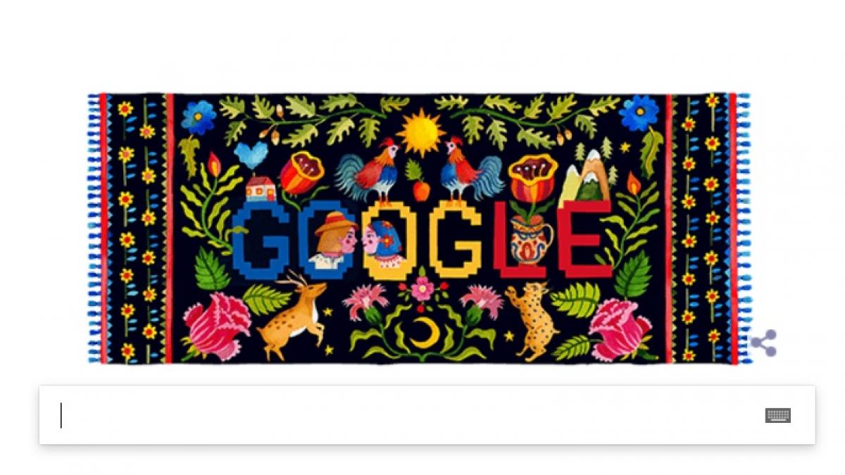 ziua nationala google celebreaza ziua nationala cu un doodle special