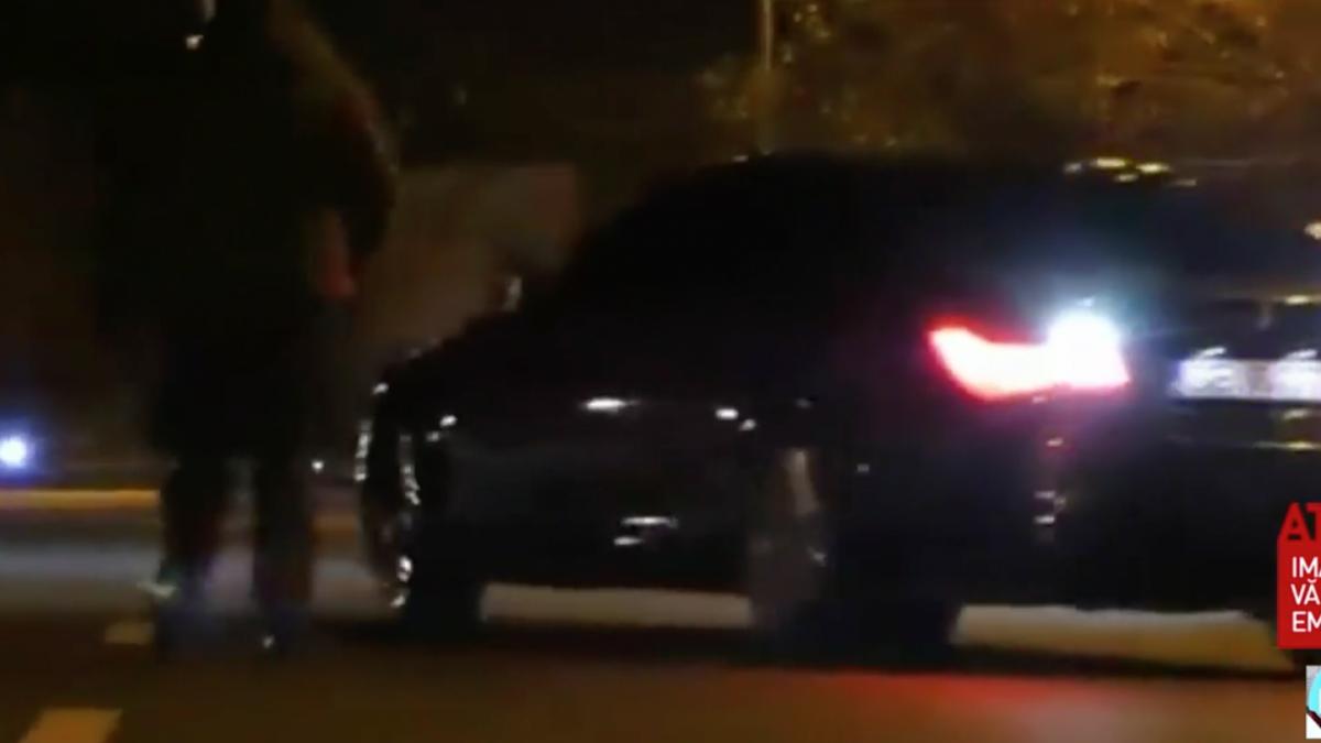 primele imagini ale scandalului din fata parlamentului in care a fost implicat deputatul ioan terea