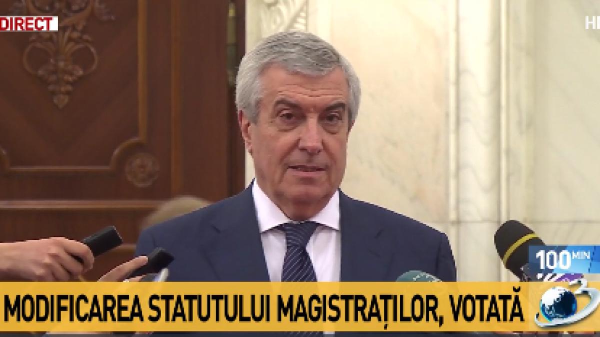 catalin popescu tariceanu declaratie dupa adoptarea legilor justitiei