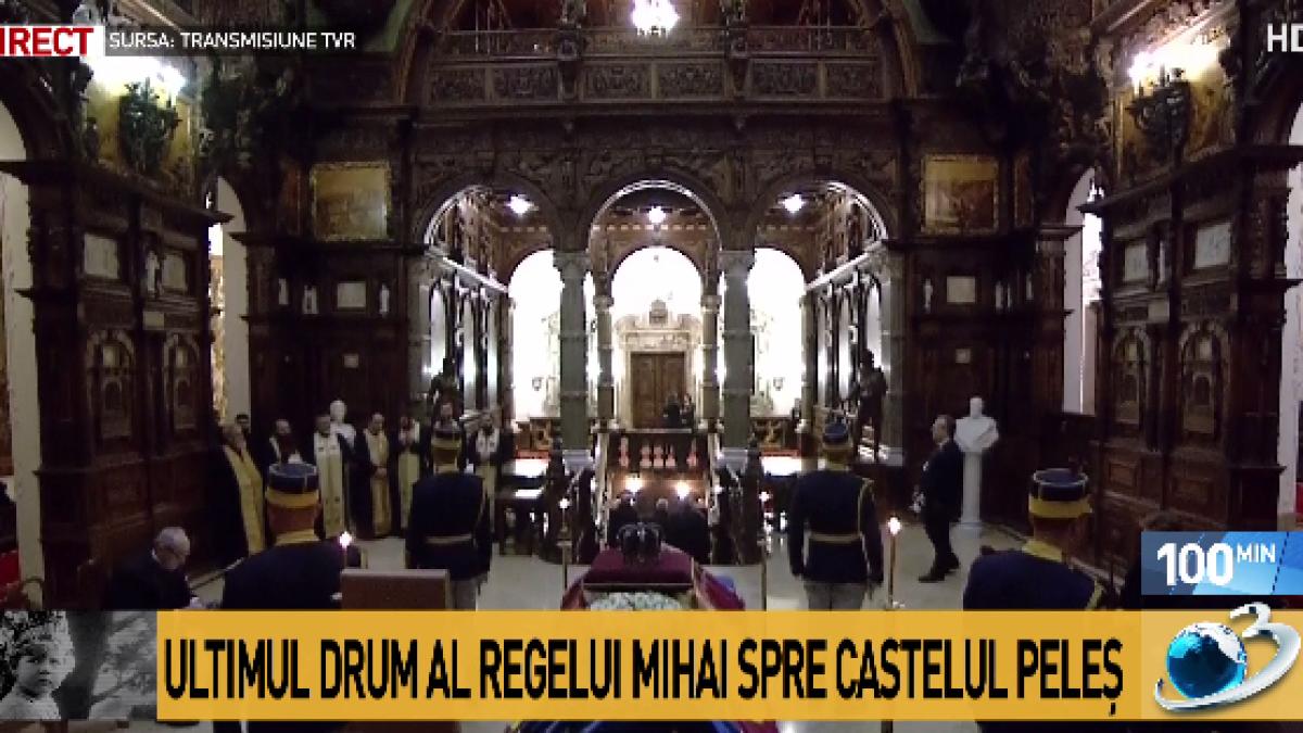 ultimele imagini de la ceremonia regelui mihai de la castelul peles video