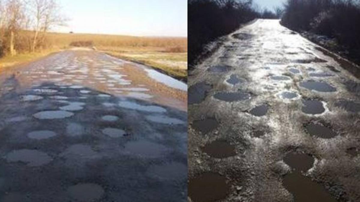 cum arata un drum judetean din romania parca e un cofraj de oua