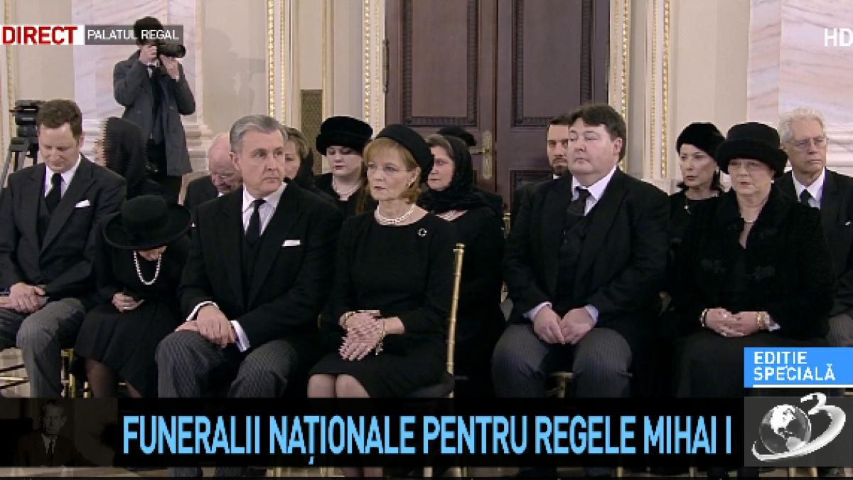 intreaga familie a regelui mihai este reunita la funeralii