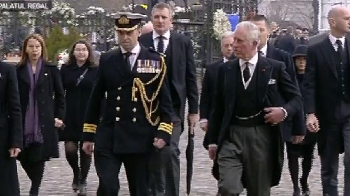printul charles al marii britanii prezent la funeraliile regelui mihai