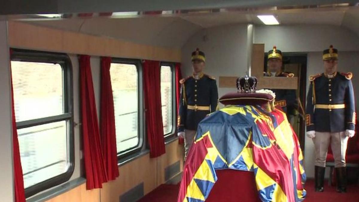 regele mihai ultima calatorie imagini din trenul regal video