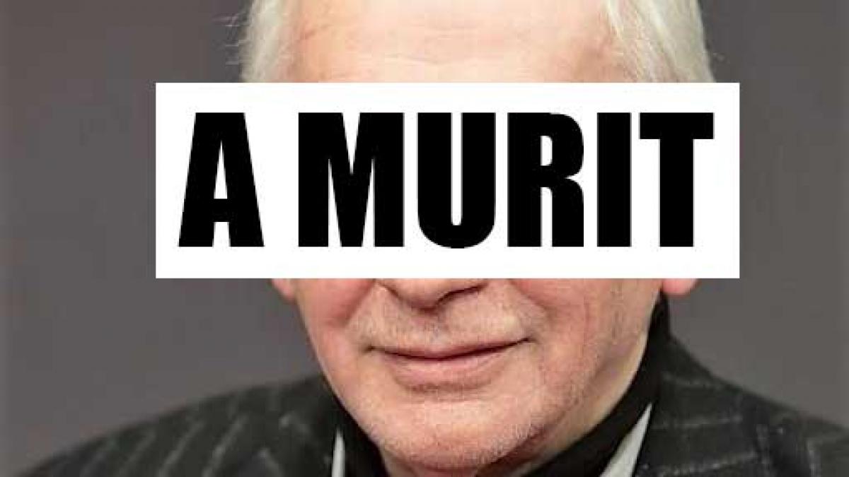 un mare actor roman a incetat din viata avea 74 de ani