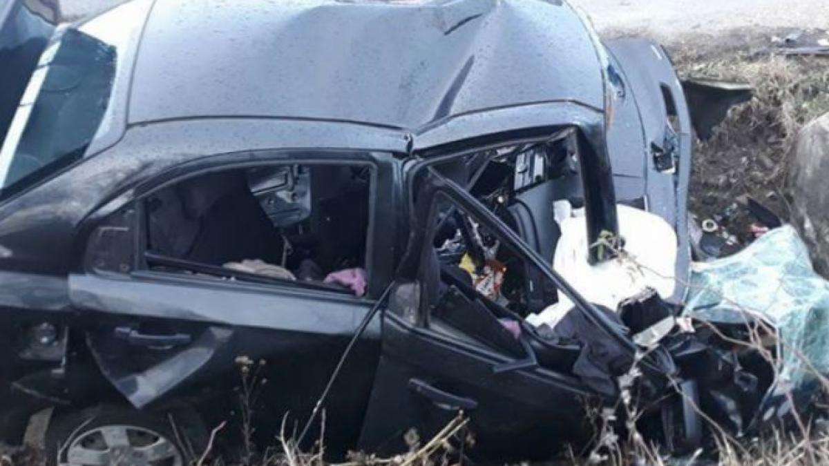 imagini groaznice accident de circulatie grav soferul a murit pe loc