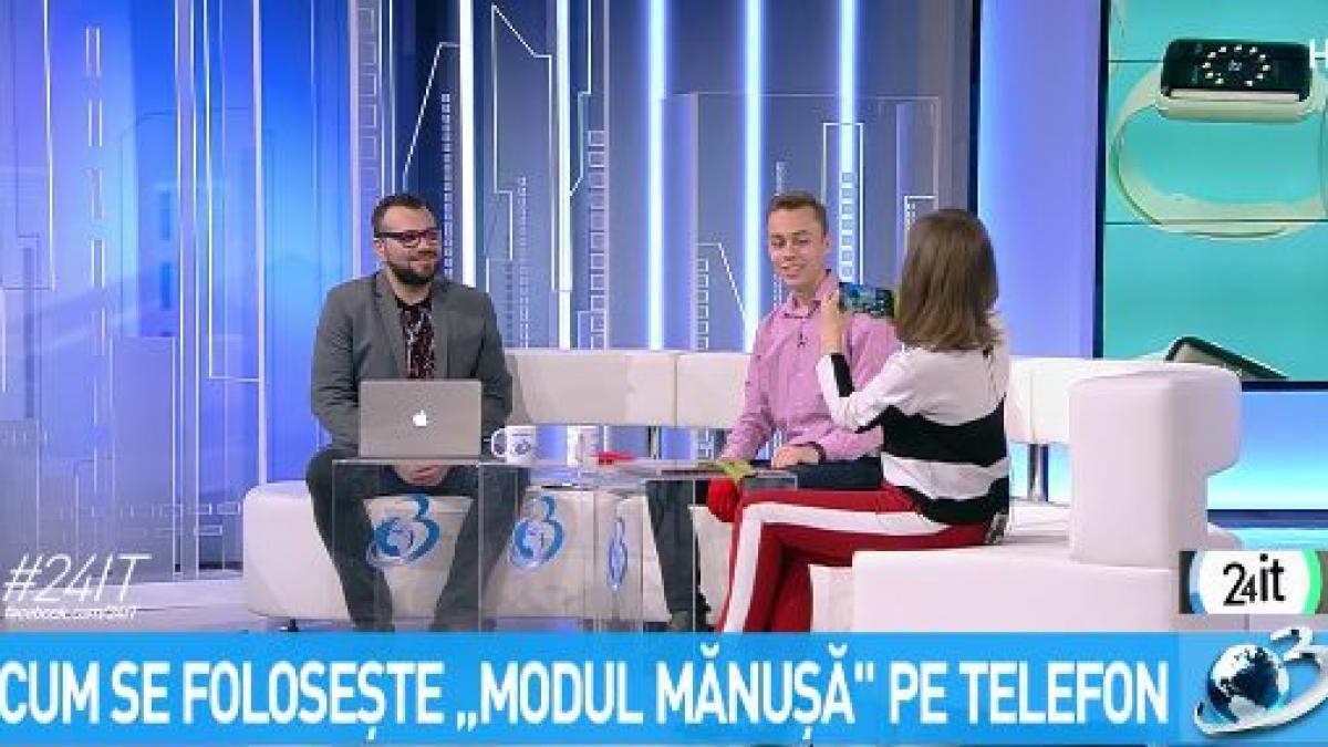 24 it solutii ca sa nu ingheti butonand telefonul iarna cum se foloseste modul manusa pe telefon