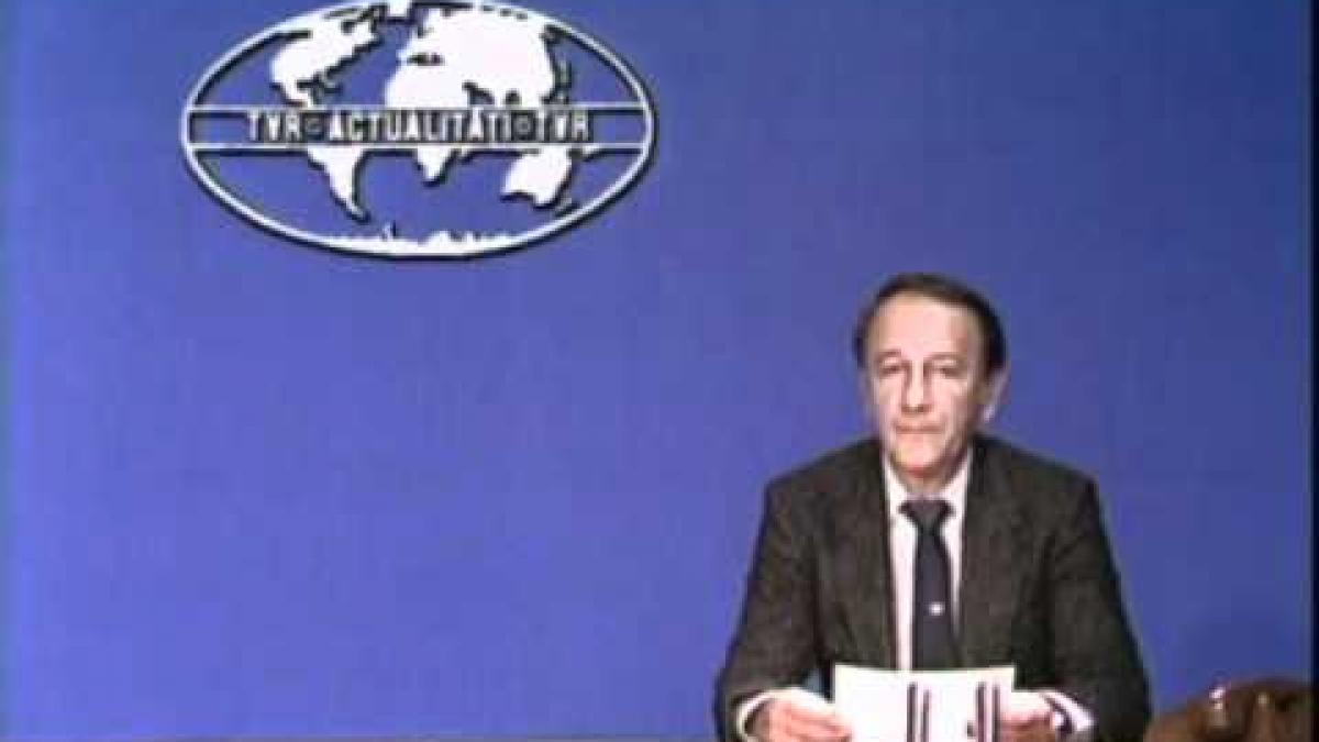 cum arata programul televiziunii romane pe 22 decembrie 1989