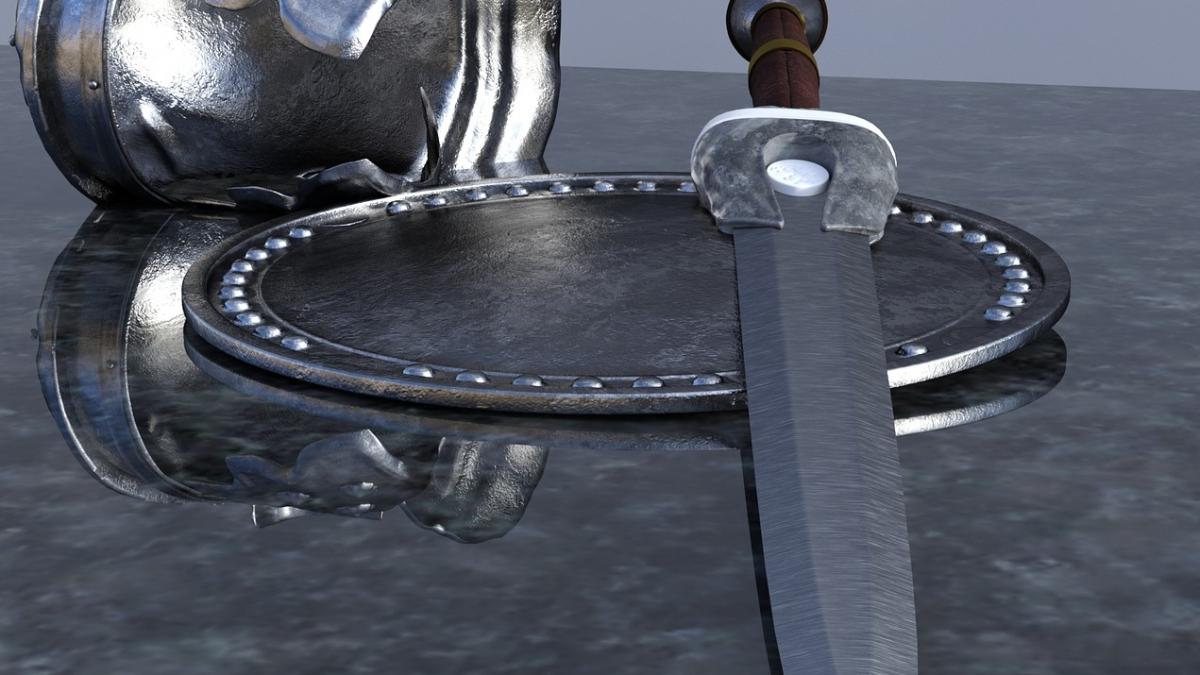 barbatul s a uitat pe geam a luat o sabie si a iesit afara toti s au dus sa vada ce s a intamplat