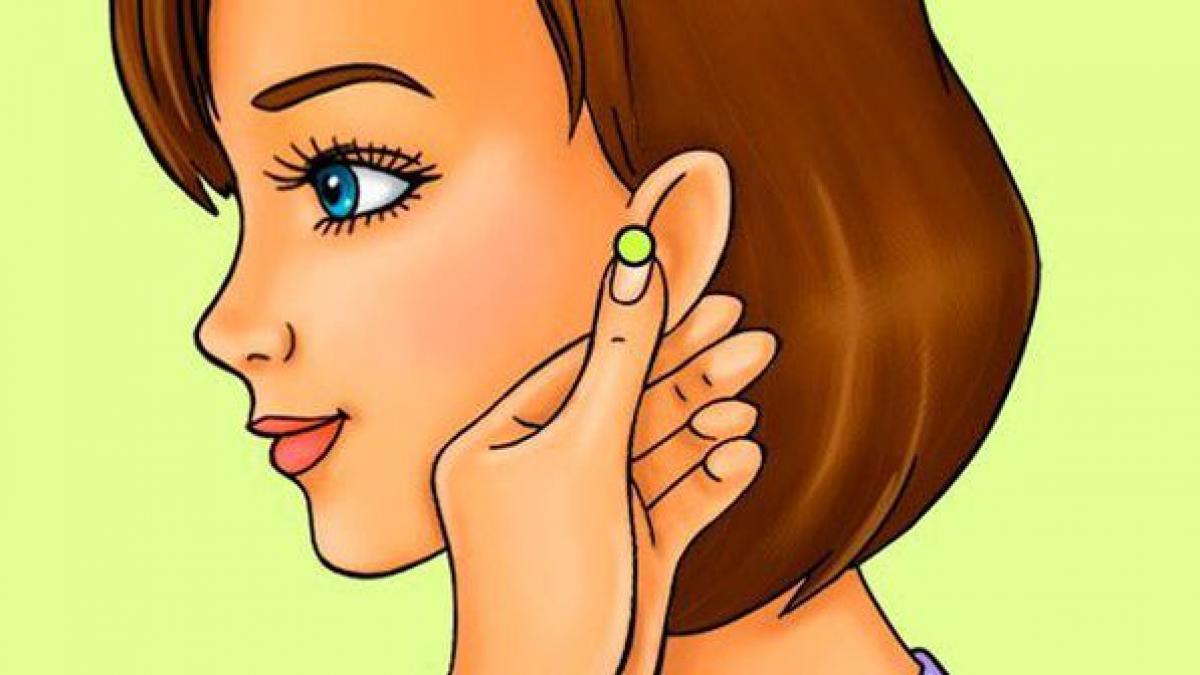 a apasat acest punct de pe ureche si a slabit mai repede incearca imediat acest truc