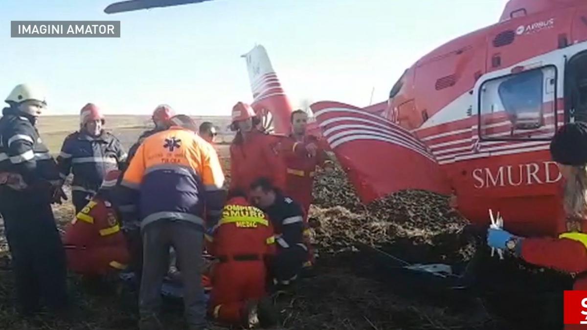accident grav in tulcea un autoturism a zburat de pe un pod