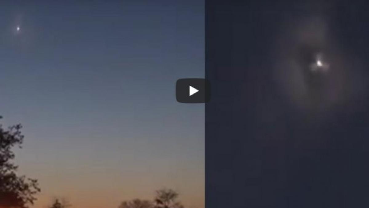 noi imagini au creat panica un obiect misterios a fost surprins pe cer video