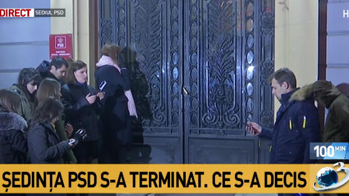 ce s a decis in urma sedintei psd ce spun liderii