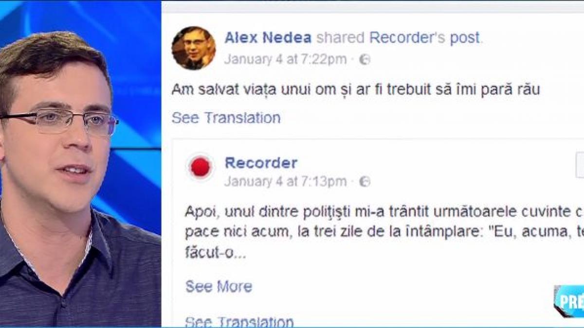 eroul zilei jurnalistul care a salvat o viata