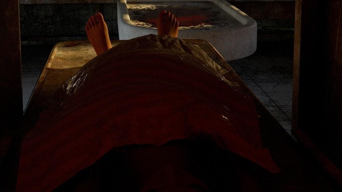 detinutul mort fusese dus la autopsie cand medicul a inceput sa auda zgomote ciudate a incremenit