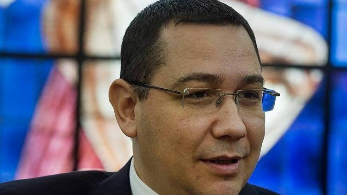 reactia lui victor ponta cu privire la scandalul din psd ma uit cu mare tristete la un psd condus