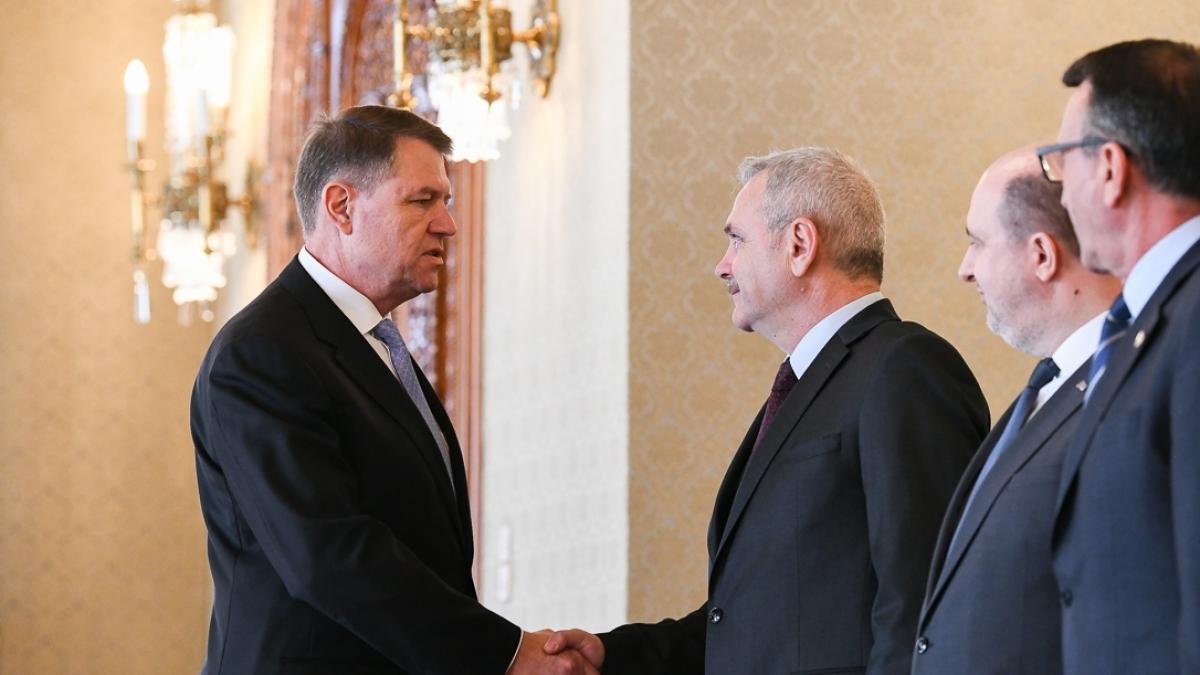 ce nu s a vazut la televizor in timpul discutiei lui liviu dragnea cu iohannis la cotroceni