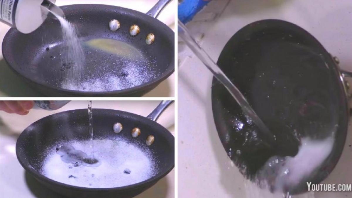 a pus sare in tigaia plina de grasime si a asteptat zece minute ce i s a intamplat imediat dupa