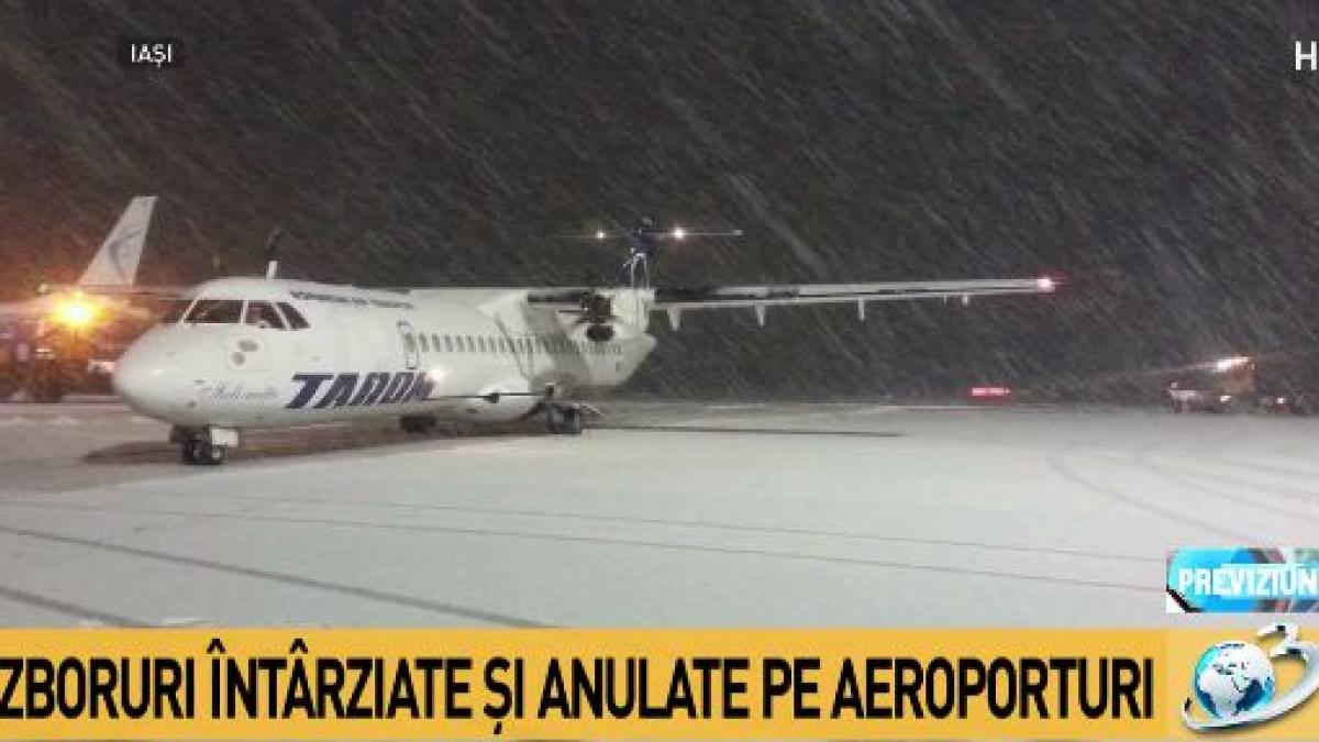 zboruri intarziate si anulate pe otopeni