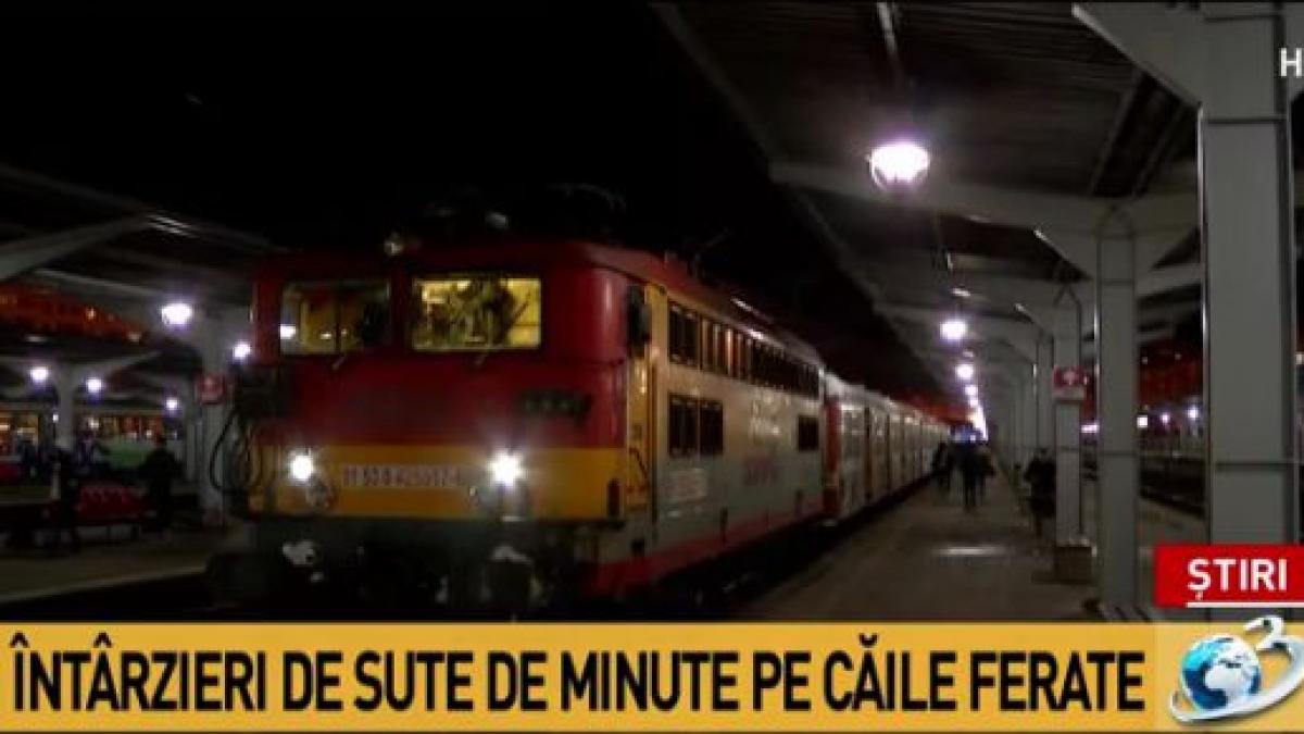 intarzieri de sute de minute pe caile ferate din cauza vremii