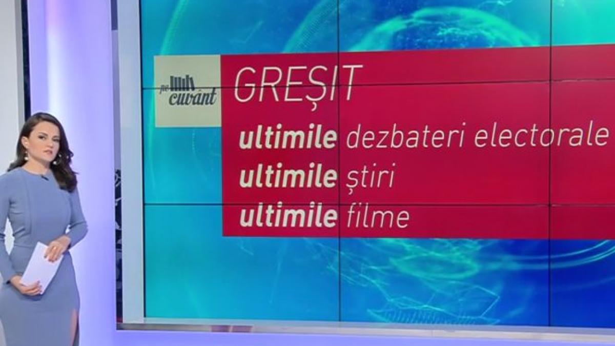 pe cuvant cu ana iorga greseala de acord foarte frecventa in folosirea adjectivului ultim