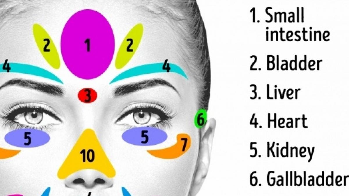 harta fetei locul in care iti apar cosuri indica probleme ale organelor interne