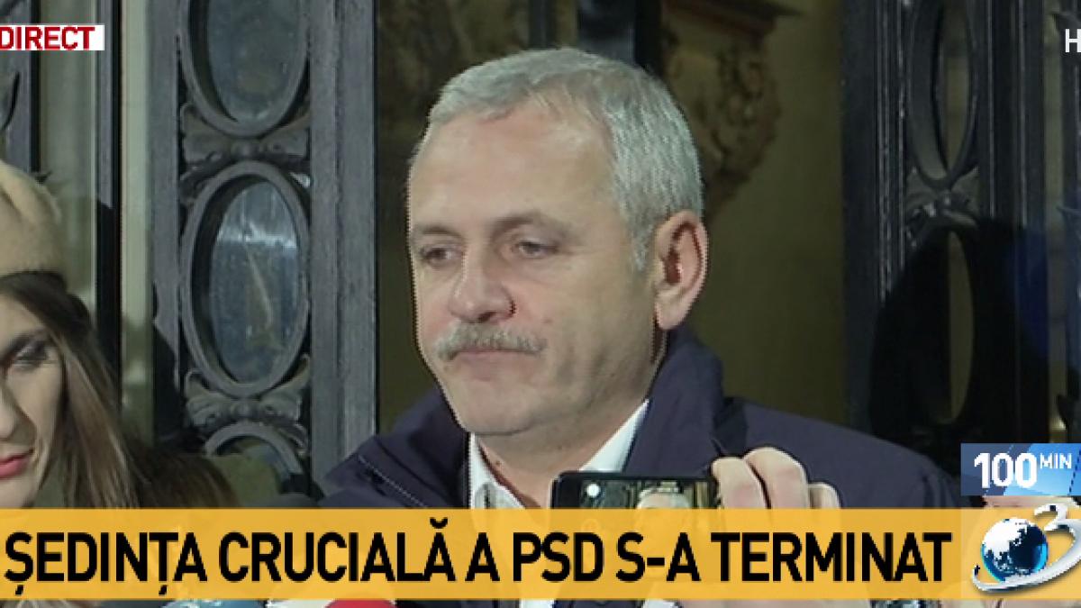 liviu dragnea despre deciziile luate in cadrul comitetului executiv