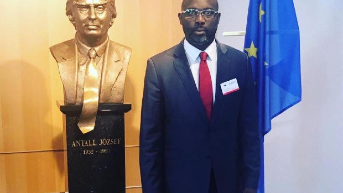 george weah a depus juramantul in functia de presedinte al liberiei