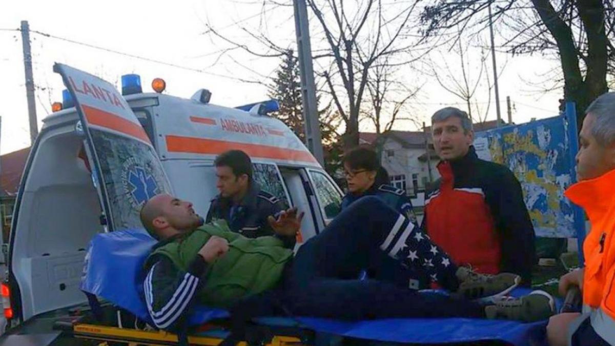 barbat injunghiat in incinta stadionului din calarasi