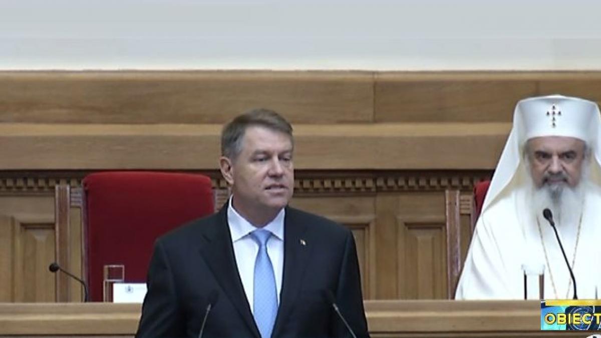 presedintele iohannis atac dur la adresa guvernarii de ziua unirii principatelor
