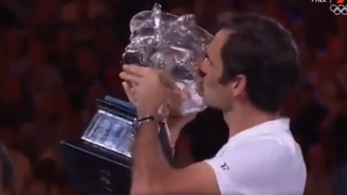 roger federer a izbucnit in plans dupa ce a castigat australian open discursul emotionant al