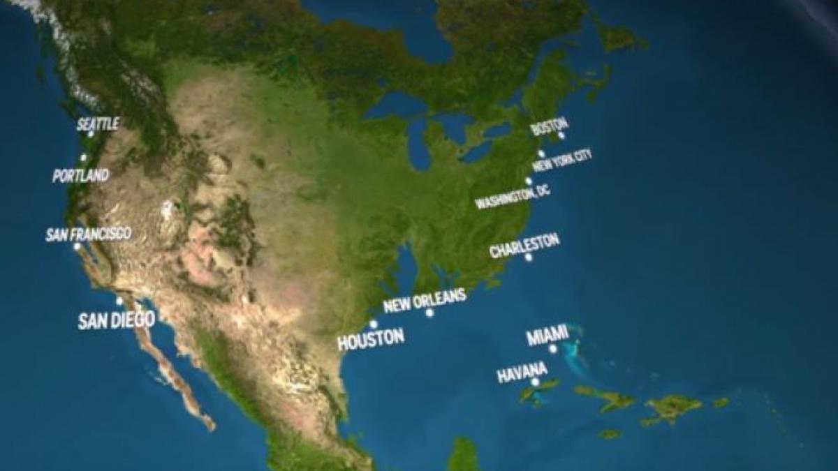 imagini socante cum ar arata planeta daca toata gheata de la poli s ar topi video