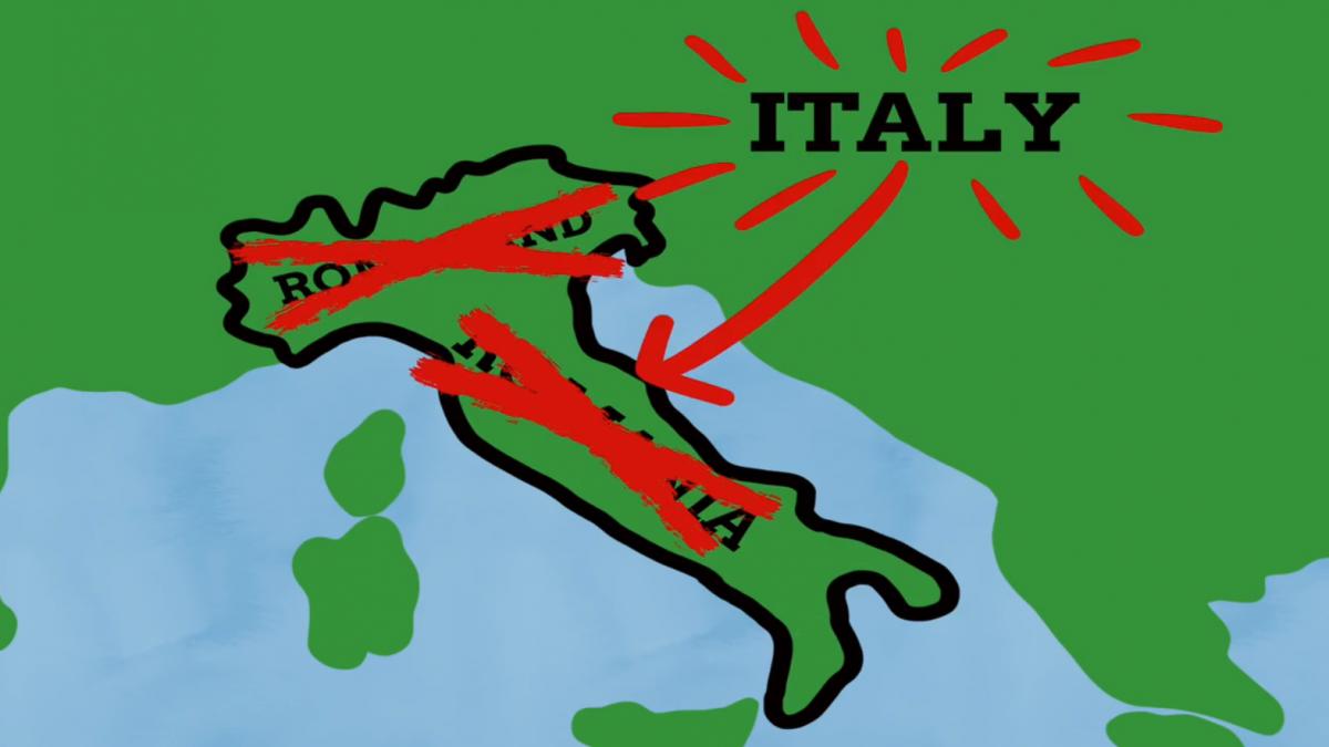 fabulos de ce se numeste tara noastra romania si de ce nu poarta italia acest nume