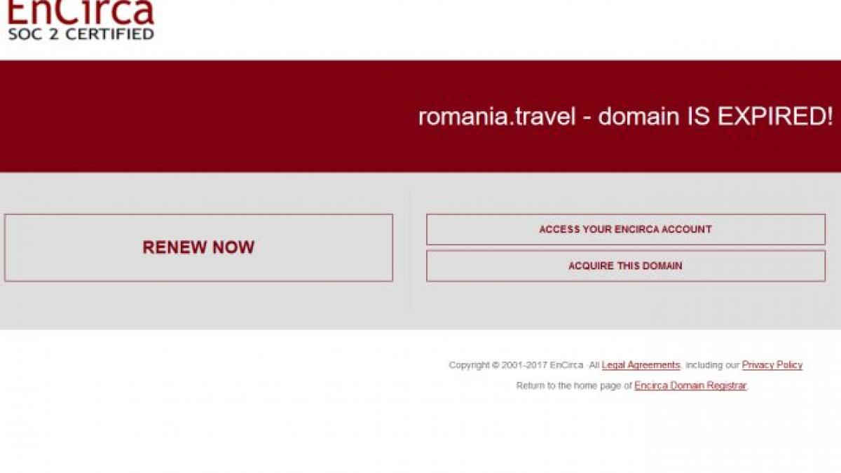 site ul oficial de turism al romaniei inchis pentru neplata domeniului cum explica noul ministru al