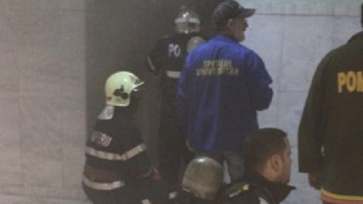 a fost alerta la spitalului universitar un incendiu a izbucnit la etajul i focul a fost stins cu