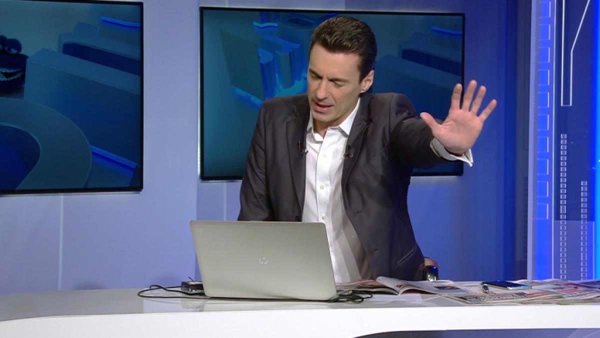 mircea badea experiment soc in direct puneti mana pe ecranul televizorului