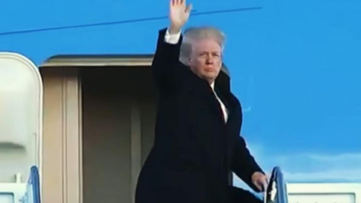 moment stanjenitor pentru presedintele american donald trump video