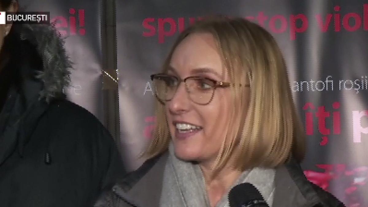 protest inedit fata de violenta in familie