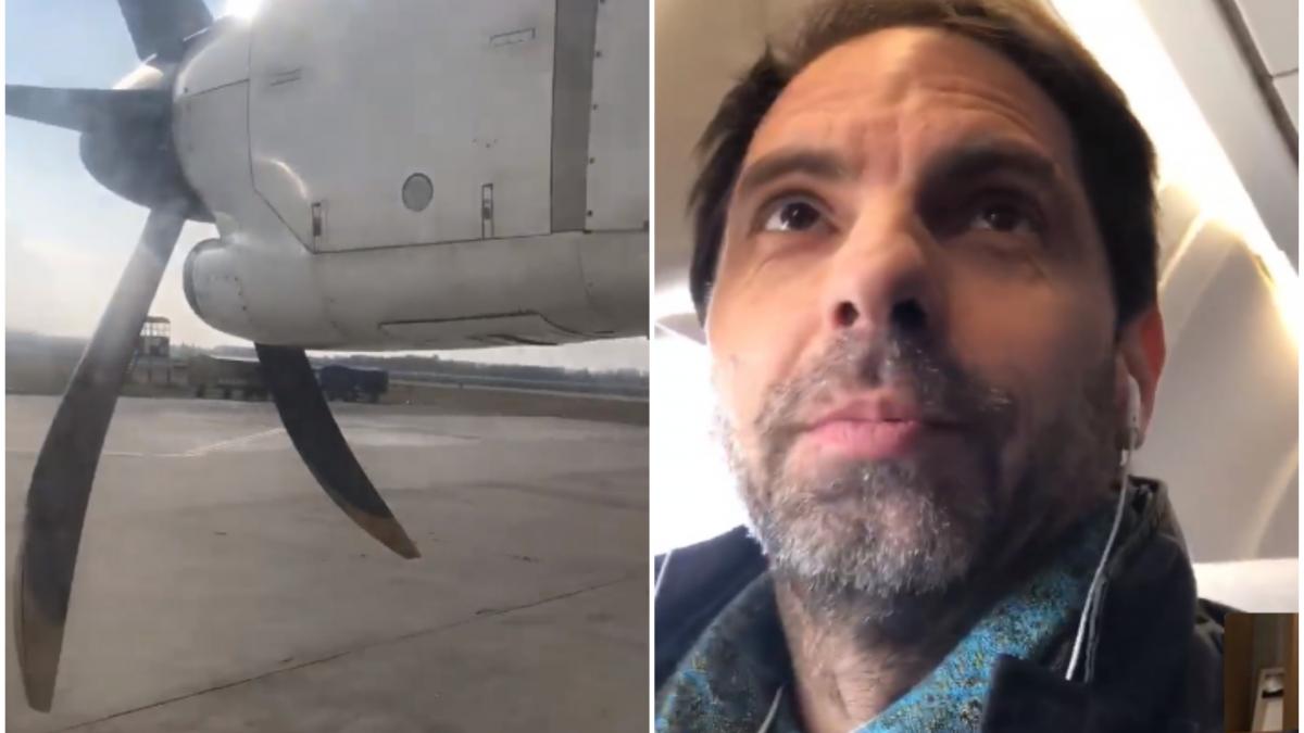 ce a patit dan negru dupa ce a urcat in avionul spre chisinau a pus imediat mana pe telefon sa