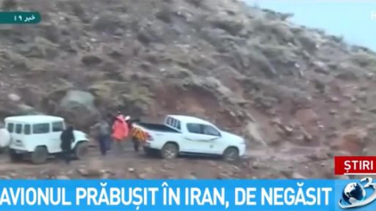 epava avionului care s a prabusit in iran a fost gasita