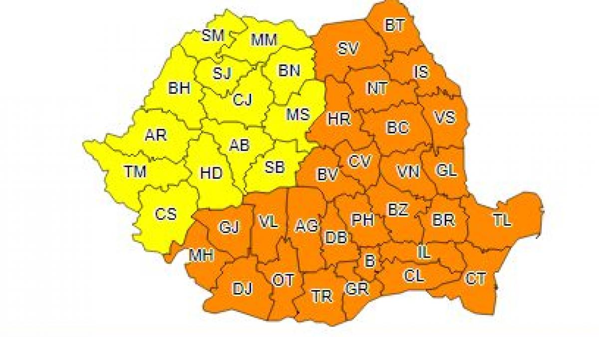cod portocaliu de ger meteorologii tocmai au facut anuntul