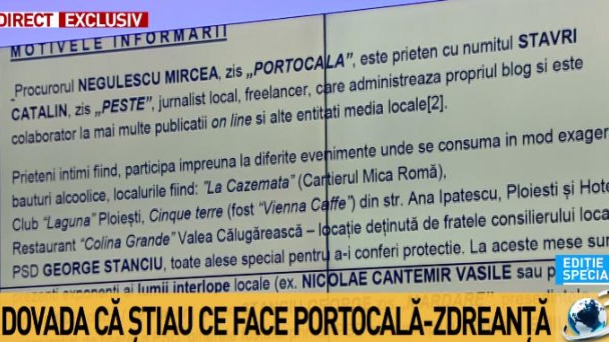 dovada ca autoritatile au fost anuntate despre ce face procurorul negulescu inca din 2015