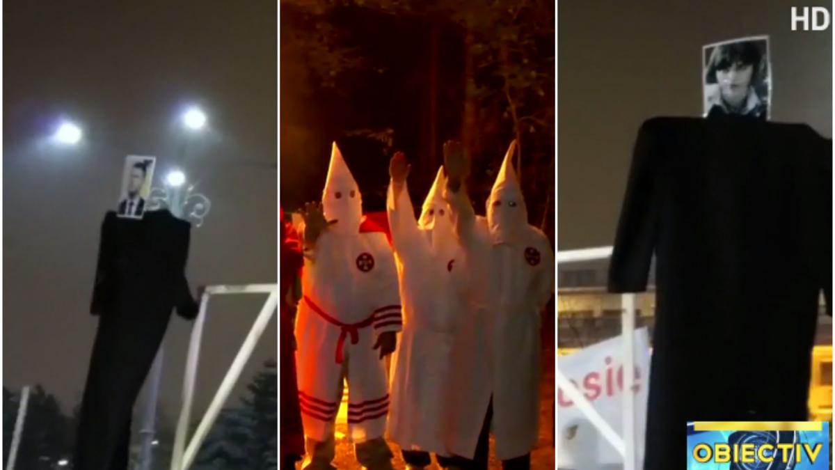 ce parere aveti imagini demne de ku klux klan la protestele din piata victoriei video