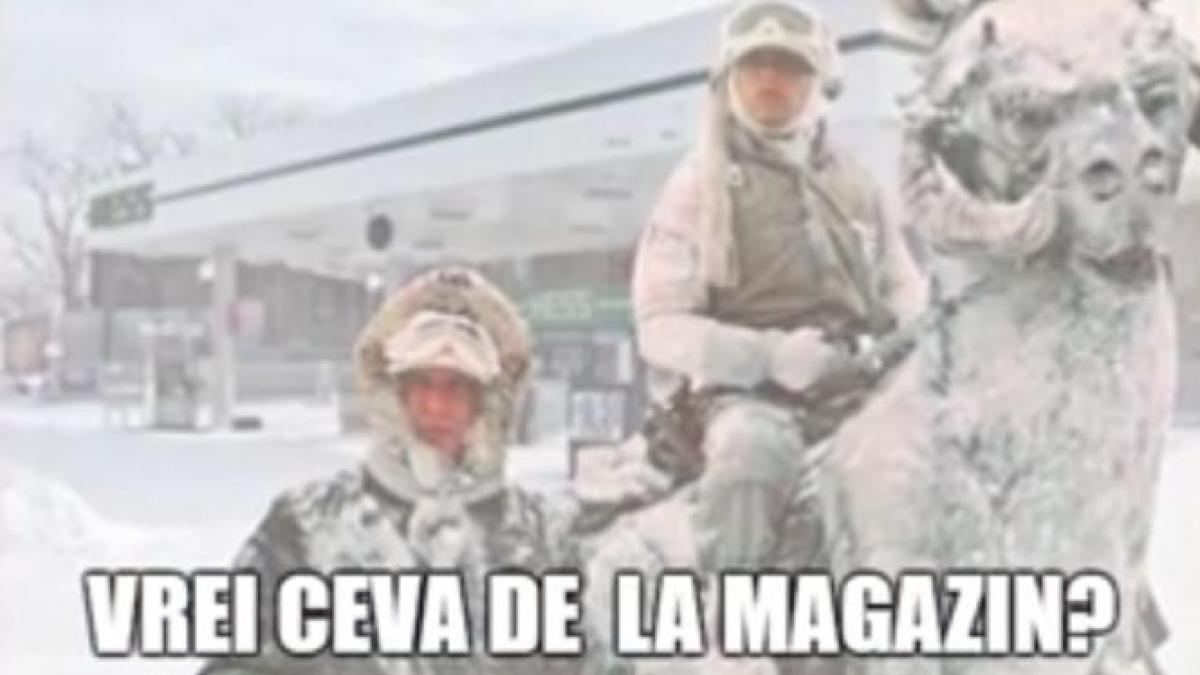 romanii au simtul umorului au umplut retelele de socializare cu glume despre ger si viscol