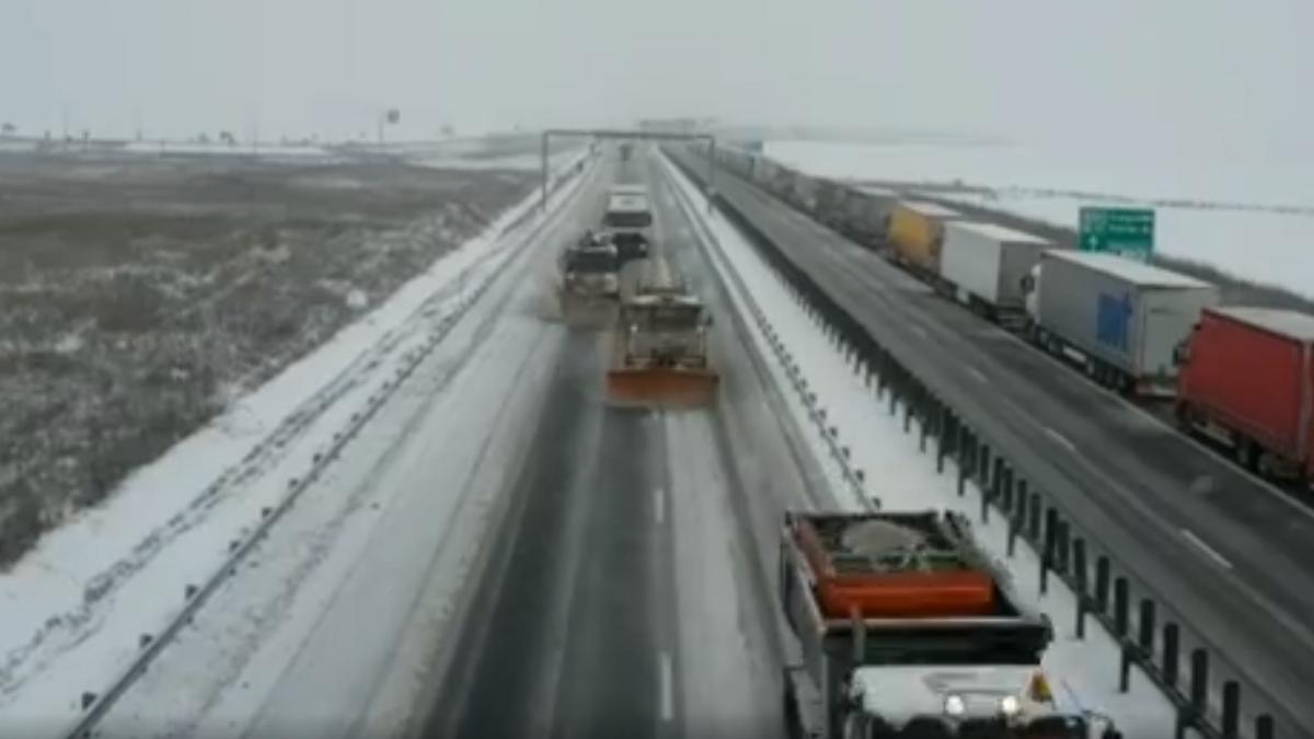 cum s a facut deszapezirea pe autostrada timisoara arad nadlac video
