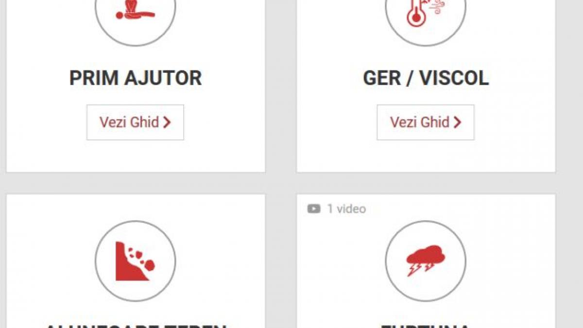 stii ce trebuie sa faci in caz de dezastru natural s a lansat un site care iti explica