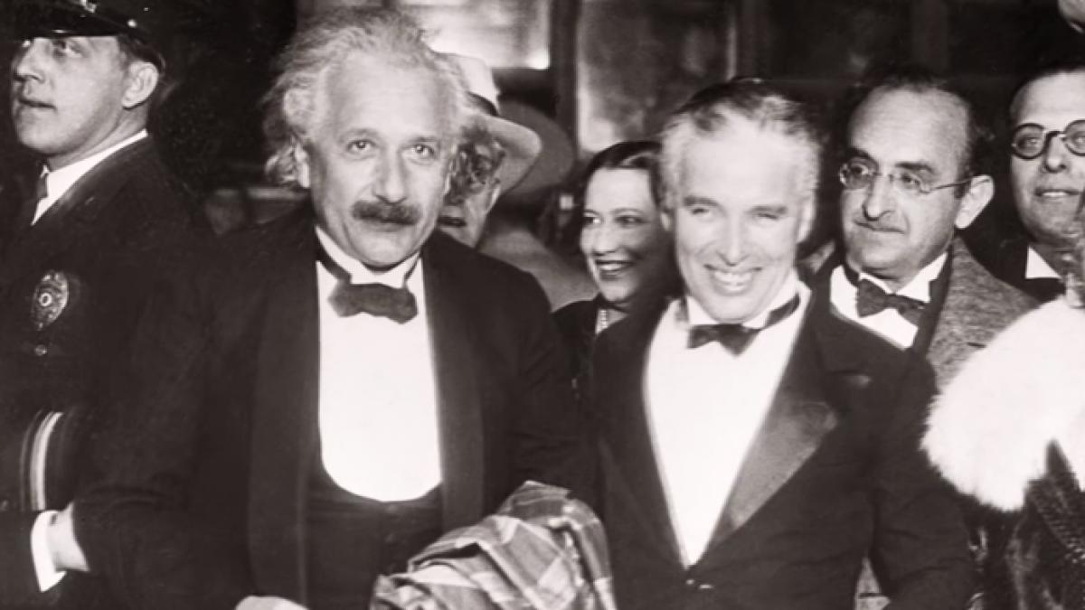 cand albert einstein l a intalnit pe charlie chaplin conversatia istorica dintre cele doua genii