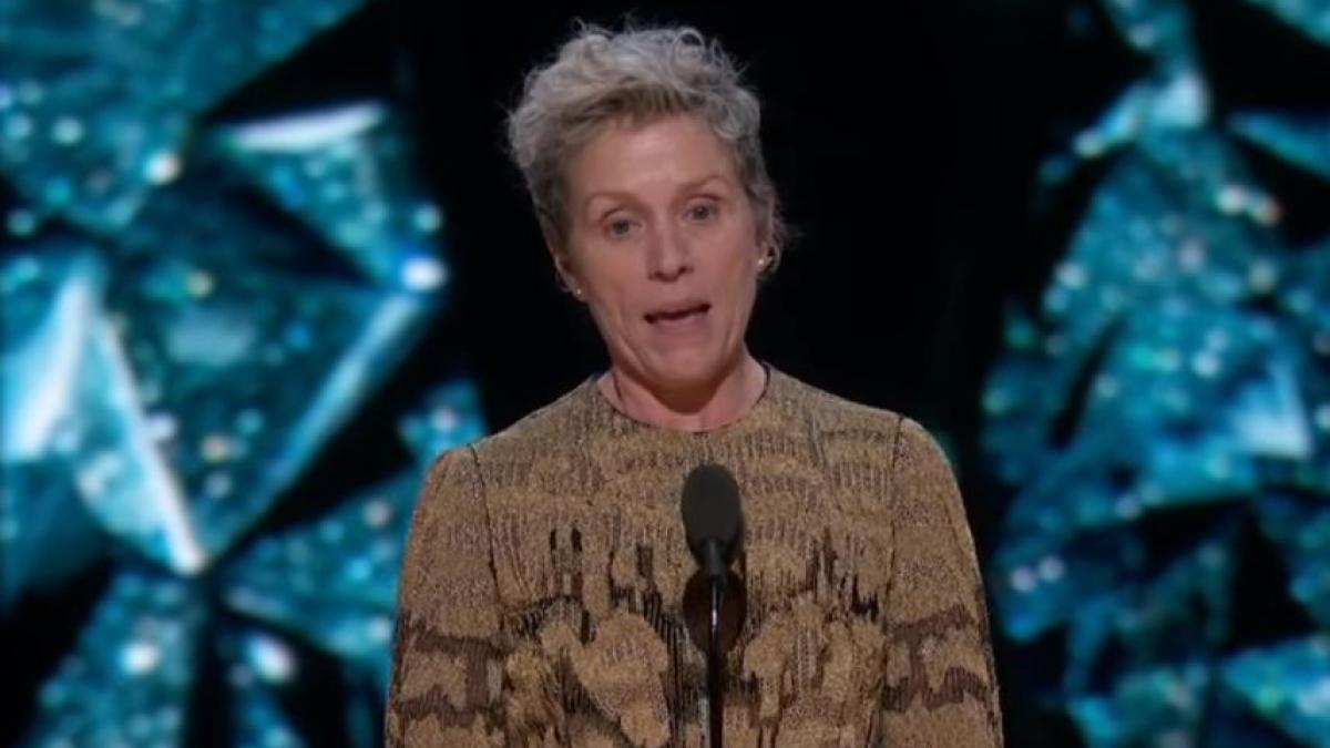 discursul emotionant de la gala premiilor oscar 2018 frances mcdormand cea care a castigat trofeul